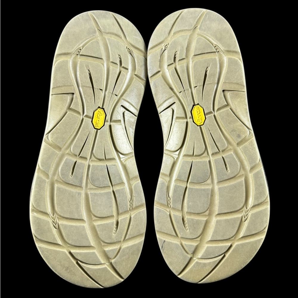 Chaco Z1 Women’s 11 Orange Brown  Geometric Vibram Sole Hiking Sport Sandals. - Picture 8 of 10